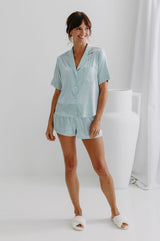 Sophia Satin Set - Sage