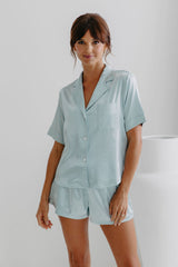 Sophia Satin Set - Sage